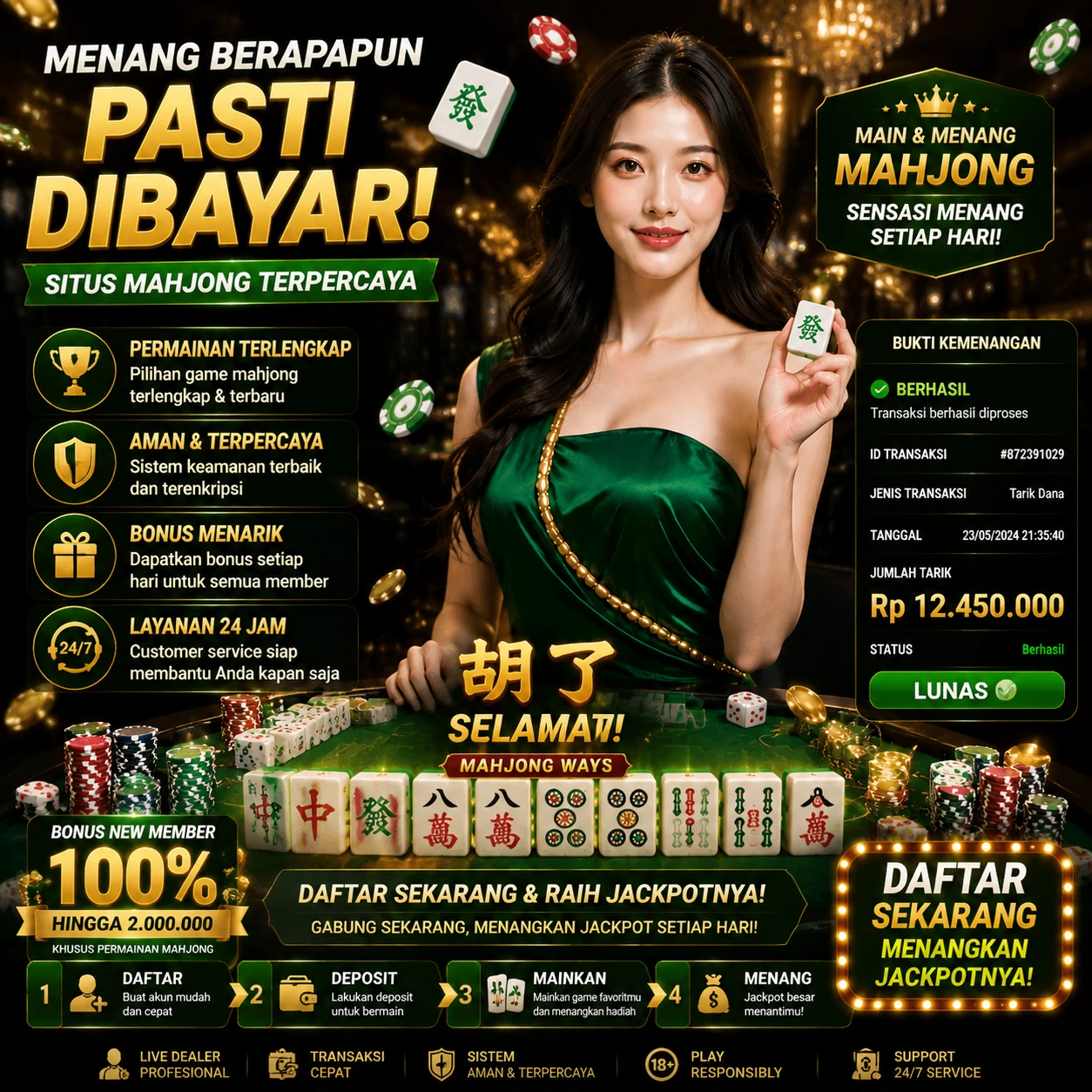 pastihoki Bonus Menarik